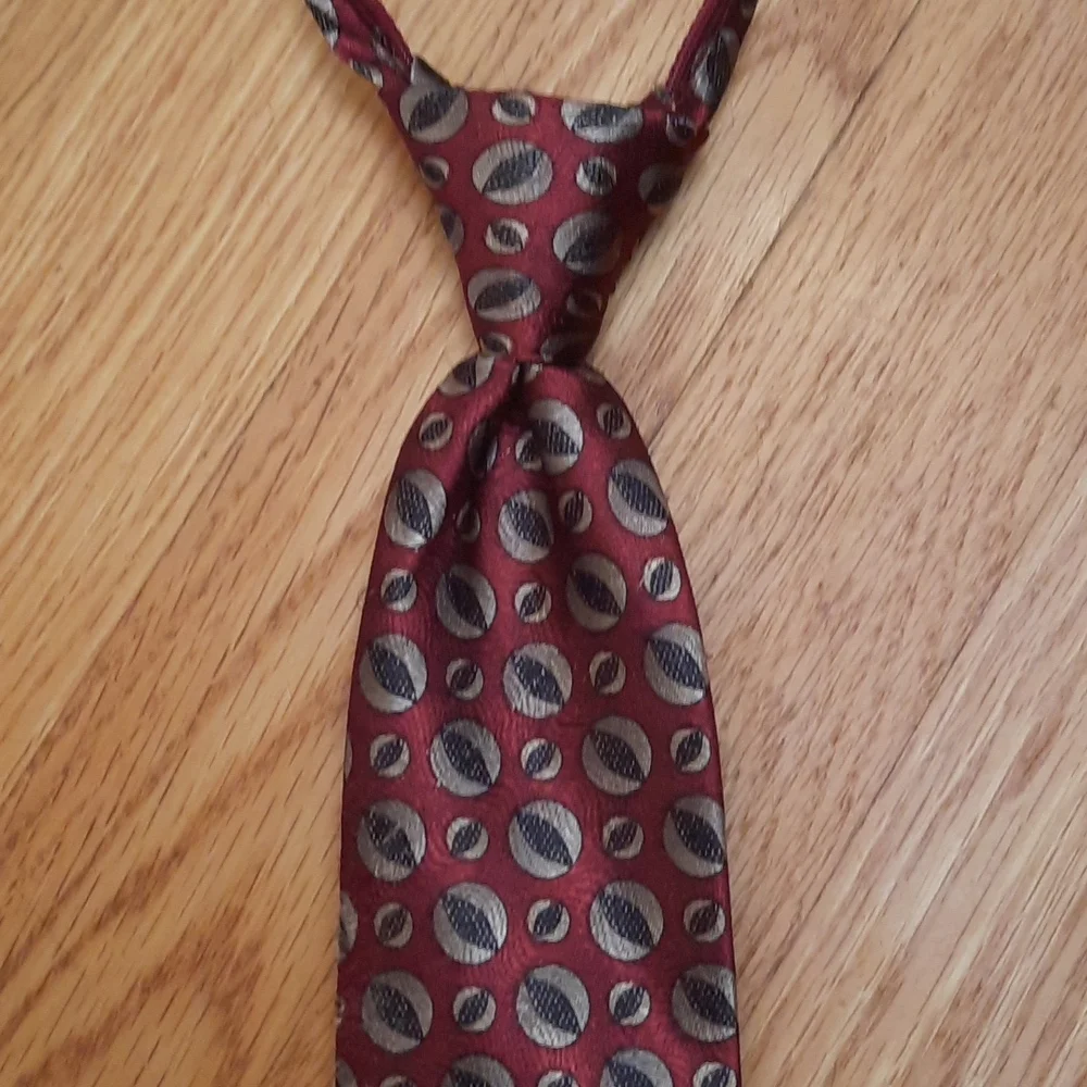 Tie 14in zipper cinch maroon